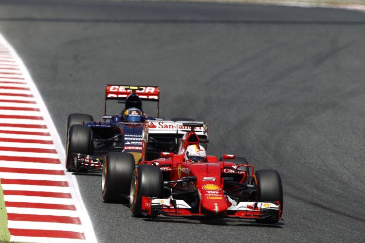 Vettel und Sainz Jr
