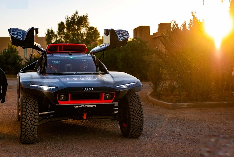 Der Audi RS Q e-tron für die Rallye Dakar