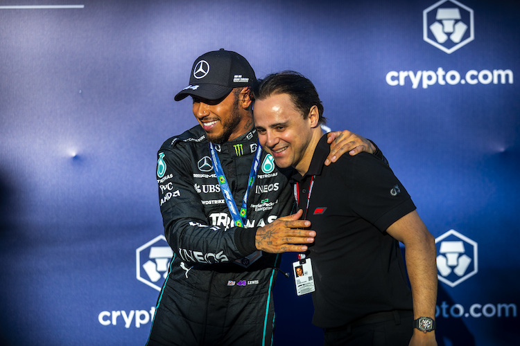 Felipe Massa und Lewis Hamilton