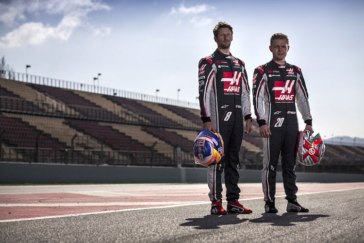 Romain Grosjean und Kevin Magnussen