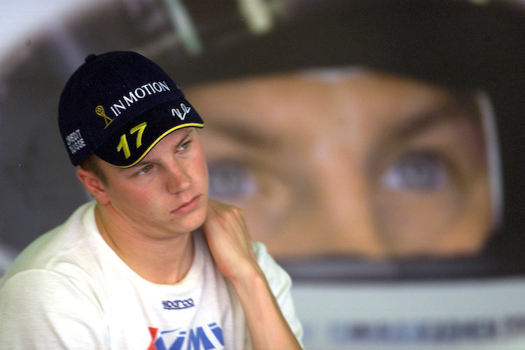 Kimi Räikkönen erzeugte 2001 viel Wirbel