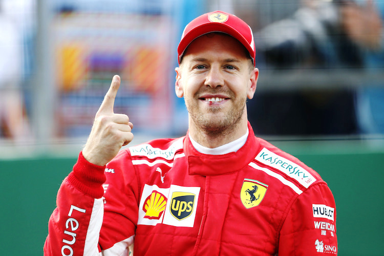 Da ist er wieder, der Vettel-Finger