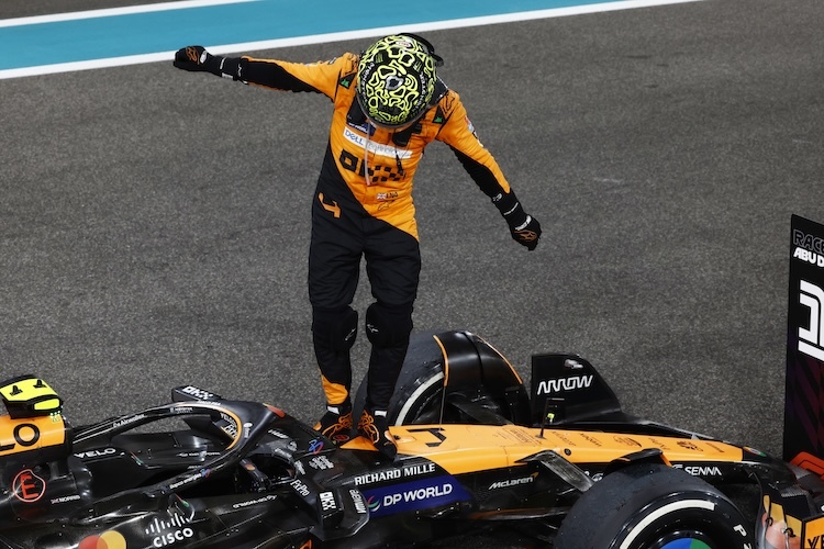 Lando Norris gewann den GP von Abu Dhabi