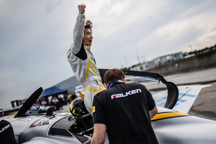 Yoshihide Muroya feierte in seinem Heimspiel in Chiba seinen ersten Air Race-Sieg