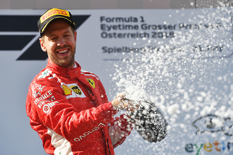 Sebastian Vettel nach Rang 3 in Österreich