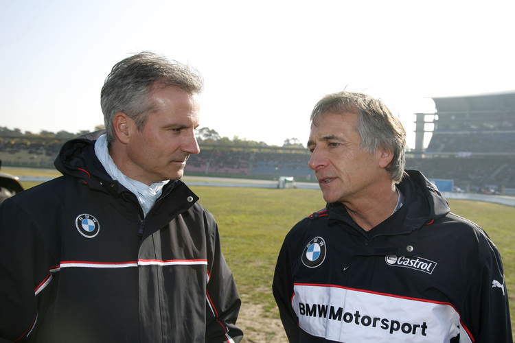 Qual der Wahl: Jens Marquardt und Schnitzer-Teamchef Charly Lamm
