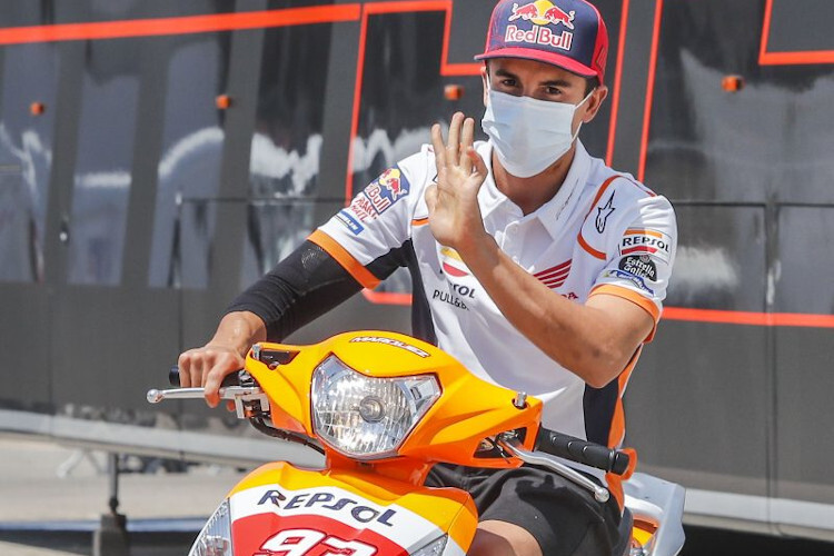 Marc Márquez steigt am Sonntag auf kein MotoGP-Bike