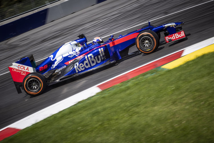 Dani Pedrosa durfte im Formel-1-Renner ausrücken  