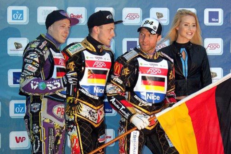 Das starke deutsche Team mit Tobias Busch, Kai Huckenbeck und Martin Smolinski (v.l.)