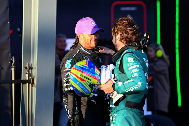 Lewis Hamilton und Fernando Alonso