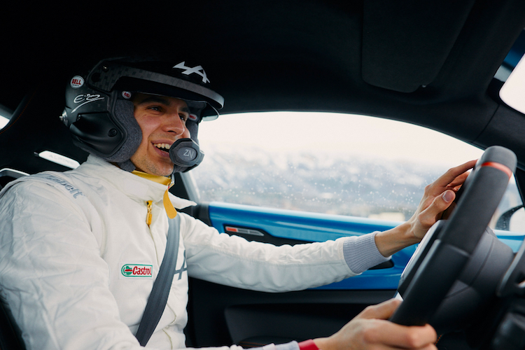 Esteban Ocon als Rallye-Fahrer