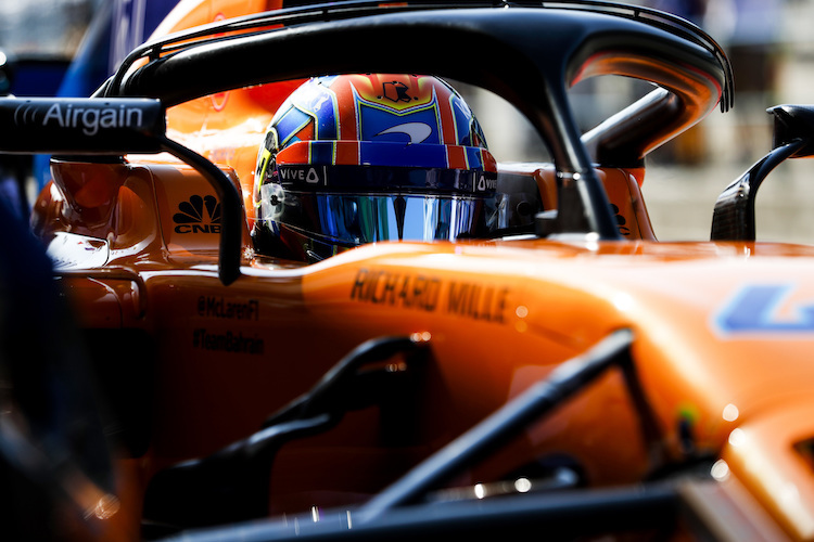Lando Norris rückte bereits beim Ungarn-Test für McLaren aus