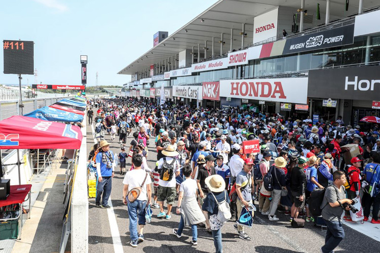 Das Acht-Stunden-Rennen in Suzuka lockt alljährlich zehntausende Besucher an