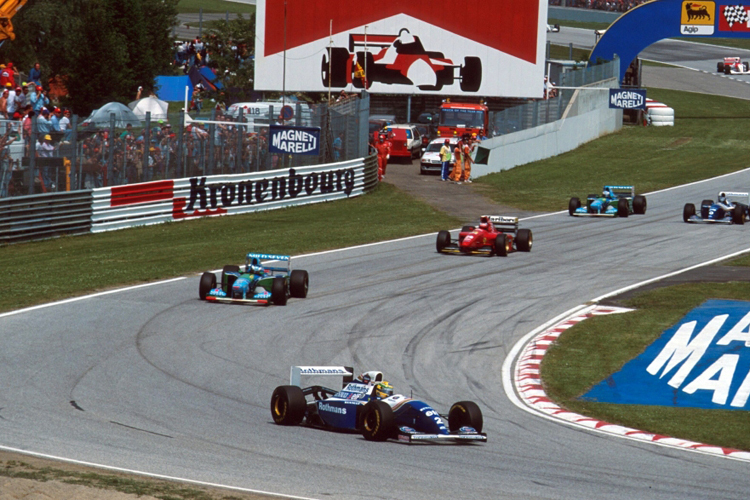 Ayrton Senna am 1. Mai 1994