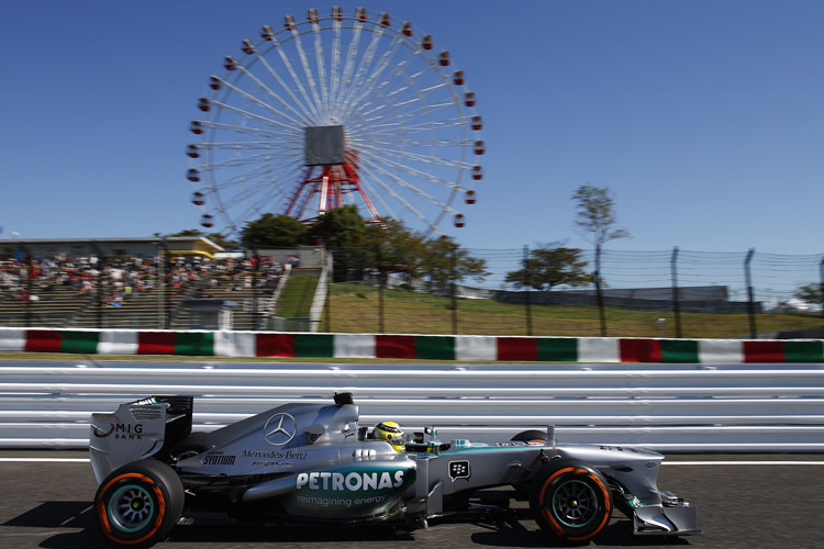 Nico Rosberg: «Meine Fahrzeugnase spiegelt ganz besonders»