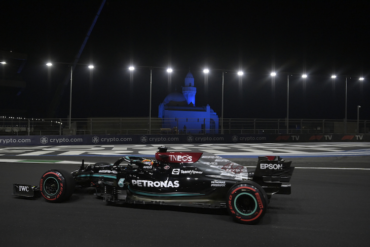 Lewis Hamilton sicherte sich die Pole in Saudi-Arabien