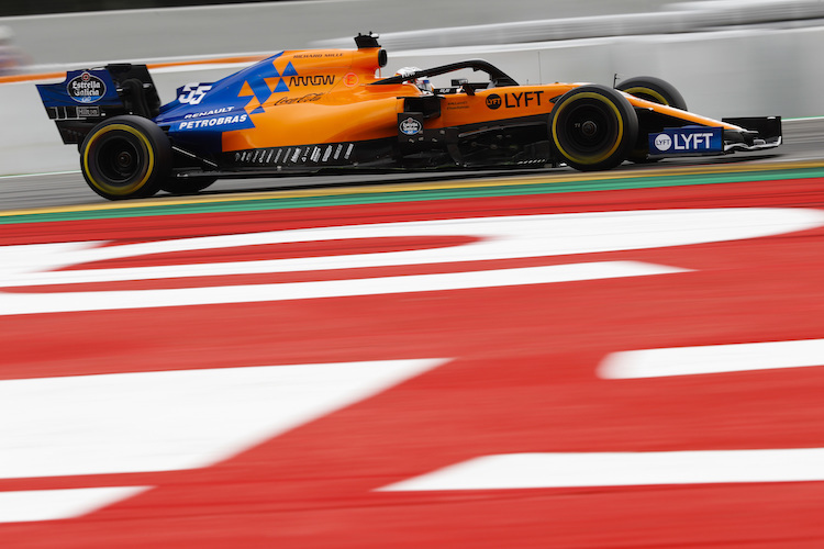 Noch prangt das Petrobras-Logo auf den McLaren-Rennern