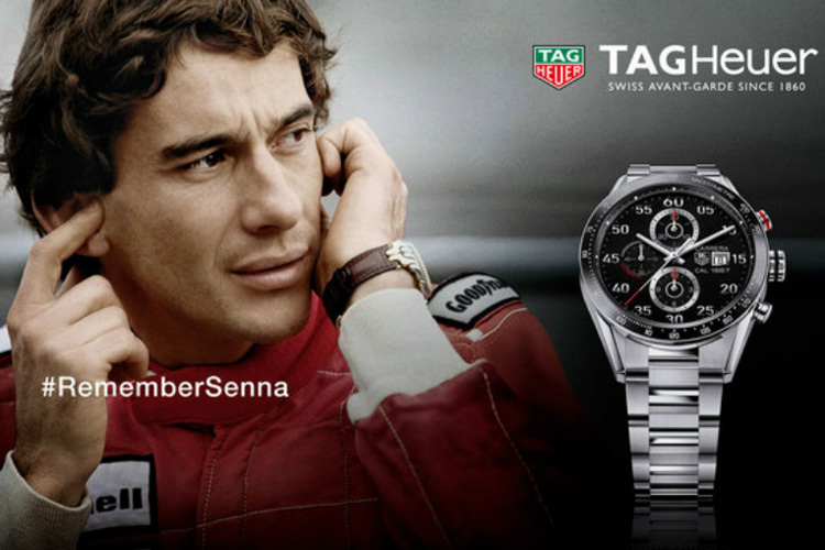 Ayrton Senna, eine Ikone, auch für den Uhrenhersteller