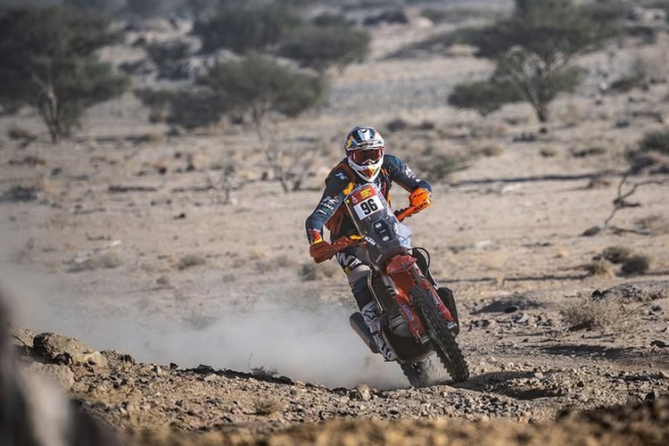 Tobias Ebster fuhr seine bisher beste Etappe bei der Dakar 2025