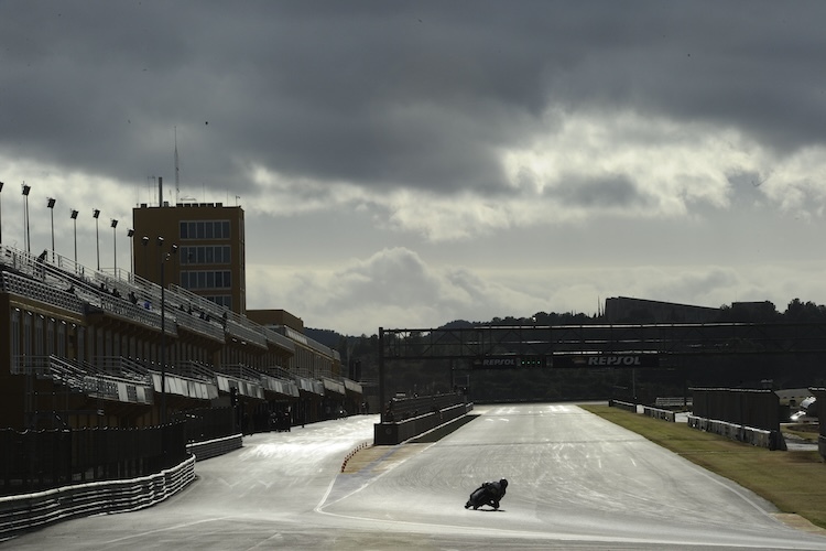 Die Rennstrecke von Valencia: Unklar ist, ob das MotoGP-Finale stattfinden kann