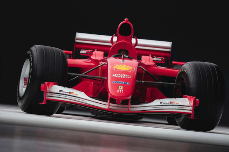 So zeigte das Auktionshaus Sotheby’s den Ferrari F2001