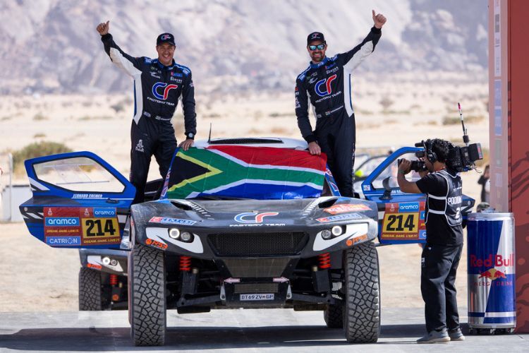 Toyota-Pilot Henk Lategan gewann mit Navigator Brett Cummings den Dakar-Prolog