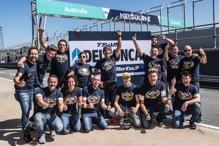 Gresinis größter Erfolg: Der Moto3-Titelgewinn mit Jorge Martin 2018