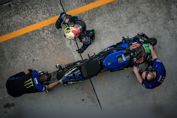 Test de Sepang : Franco Morbidelli remet la M1 à son équipage Yamaha