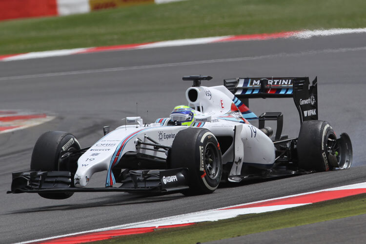 Der Grand Prix von Großbritannien war für Felipe Massa schon nach wenigen Kurven zu Ende