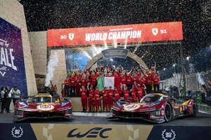 Großer Jubel bei Ferrari über die Titel in der WEC)