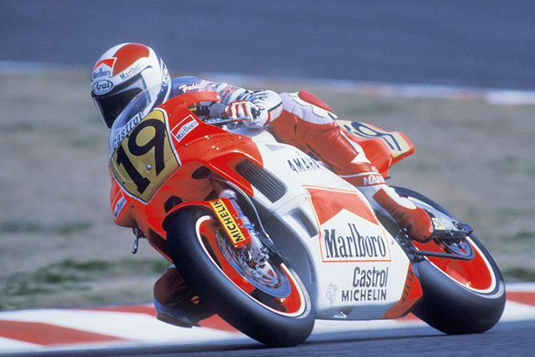 Freddie Spencer 1989 auf der Marlboro-Yamaha: Platz 5 als Saison-Höhepunkt
