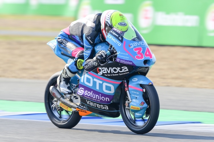 Thailand-GP 2025: Rosenthaler auf der Moto3-KTM der Aspar-Mannschaft