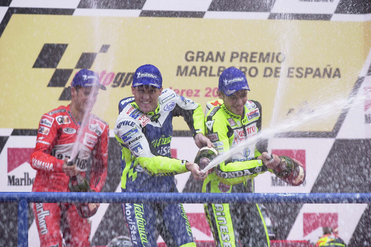 Valentino Rossi: Erster Podestplatz in der Königsklasse 2000 in Jerez