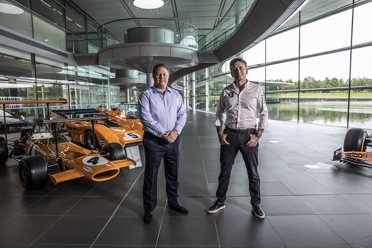 McLaren-Chef Zak Brown und Extreme E-CEO Alejandro Agag