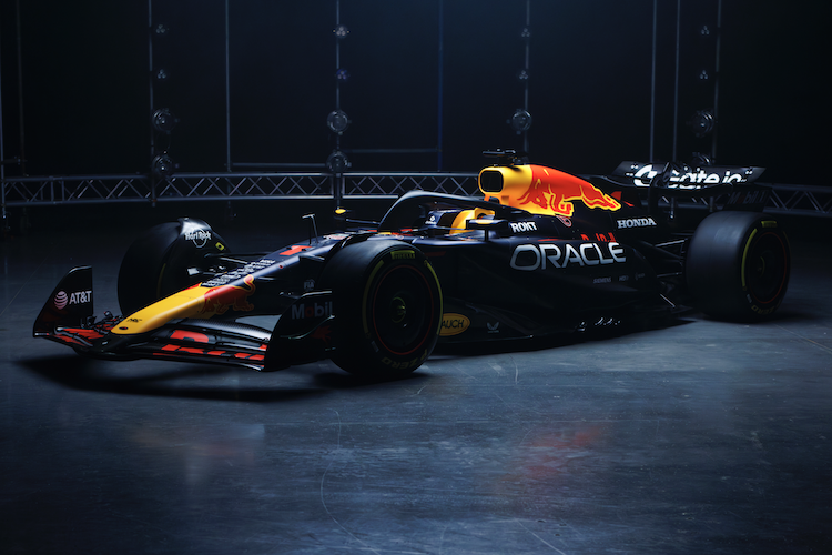 Der neue Rennwagen von Max Verstappen und Liam Lawson