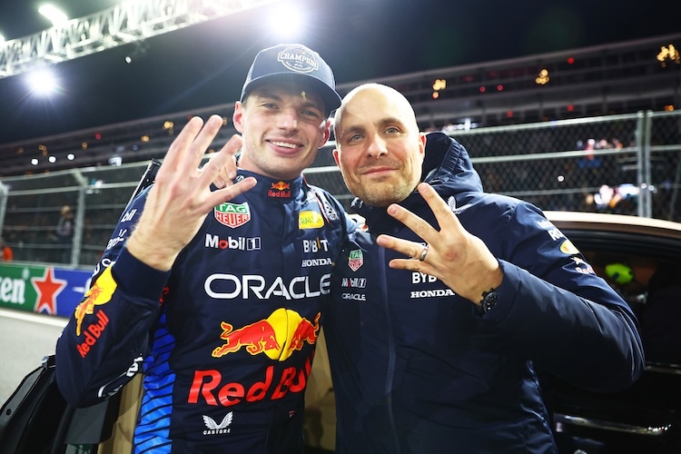 Starkes Team: Max Verstappen und Gianpiero Lambiase