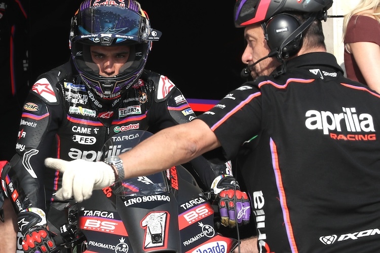 Keine Traumkombination: Jorge Martin und Aprilia