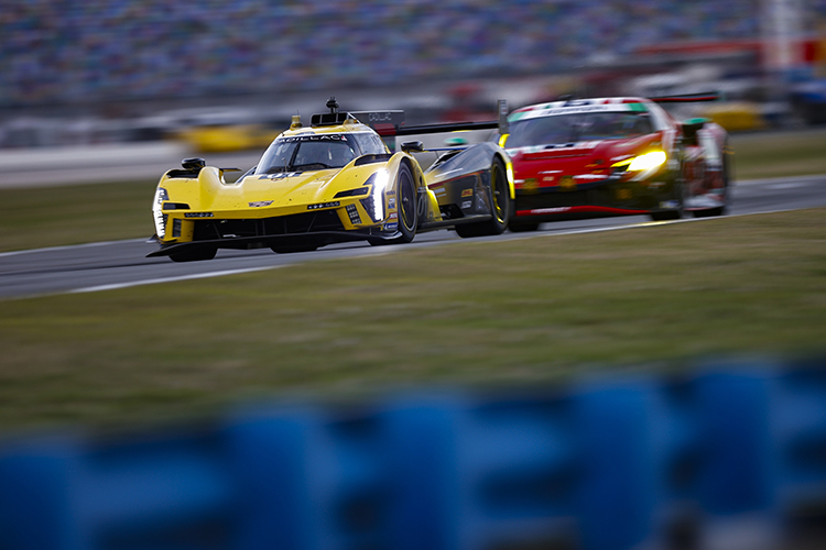 Cadillac (in gelb, hier bei den 24 Stunden von Daytona) will mit Andretti in die F1