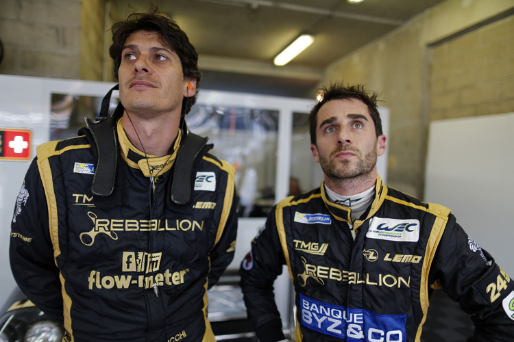 Andrea Belicchi (li.) mit Teamkollege Nico Prost