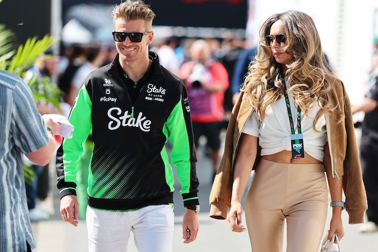 Nico Hülkenberg mit seiner Ehefrau Egle Ruskyte