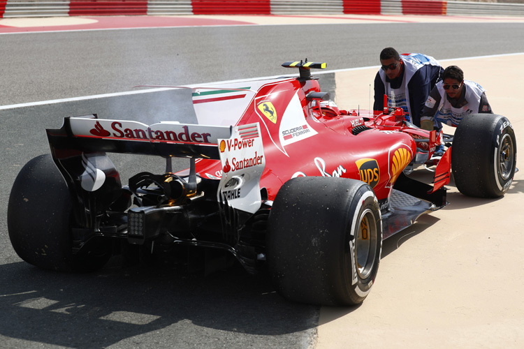Kimi Räikkönen: Kaputter Turbo in Bahrain