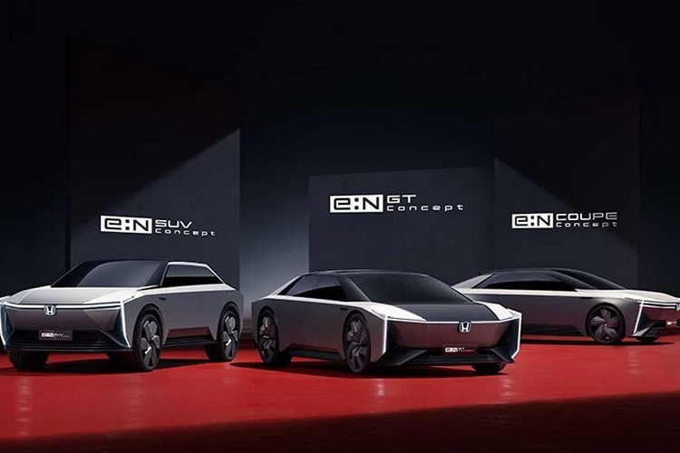 Konzepte künftiger Serienprodukte: Batterie-elektrisch betriebene Autos von Honda