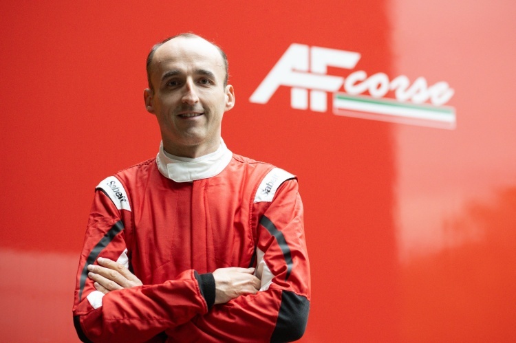 Robert Kubica im roten Overall von AF Corse