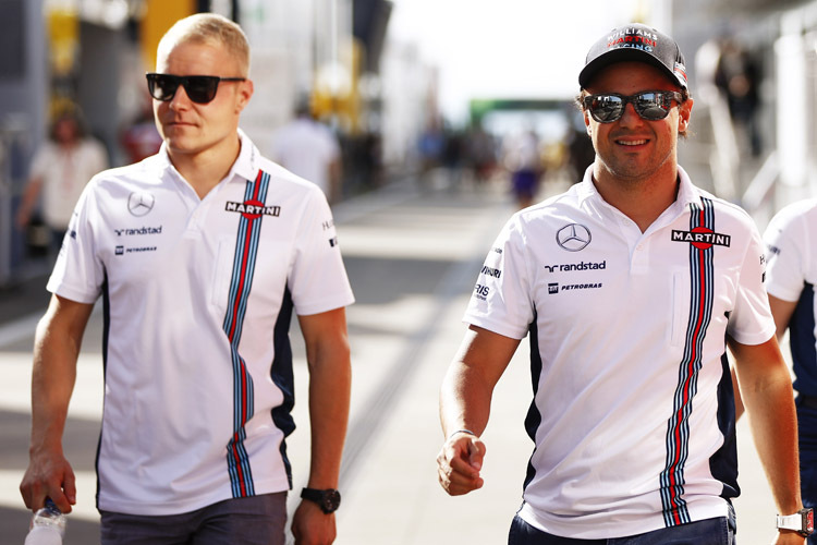 Felipe Massa und Valtteri Bottas wurden von einem Software-Problem eingebremst