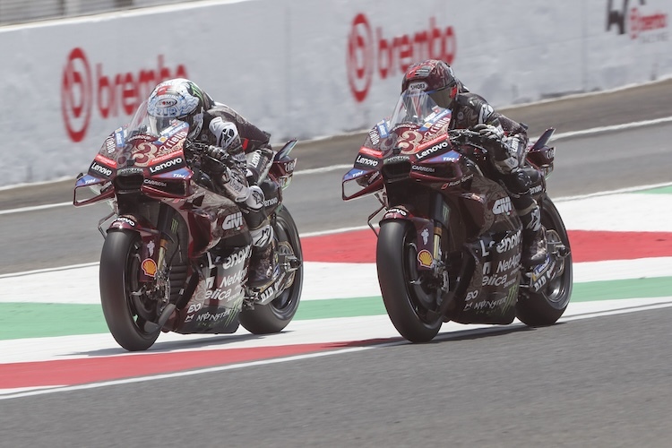 Das Duell der Ducati-Werksfahrer: Marc Marquez setzte sich durch