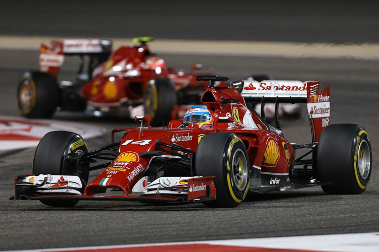 Fernando Alonso vor Kimi Räikkönen: Ihr Ferrari ist nicht schnell genug