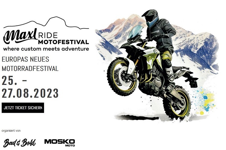 Neues Festival für Schrauber und Vagabunden: MaxlRide Motofestival