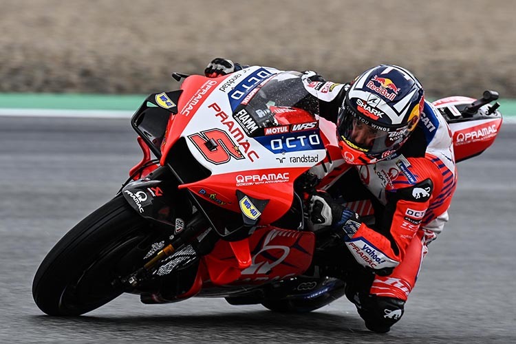 Johann Zarco im Regen: Platz 2