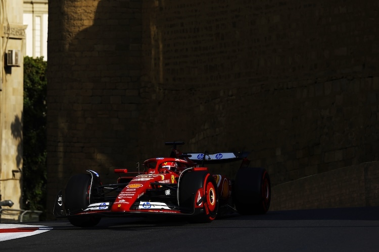 Charles Leclerc wird den Aserbaidschan-GP von der Pole in Angriff nehmen