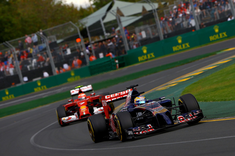Ferrari-Star Kimi Räikkönen im Rückspiegel: Jean-Eric Vergne war im Australien-GP in guter Gesellschaft